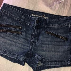 american eagle jean shorts